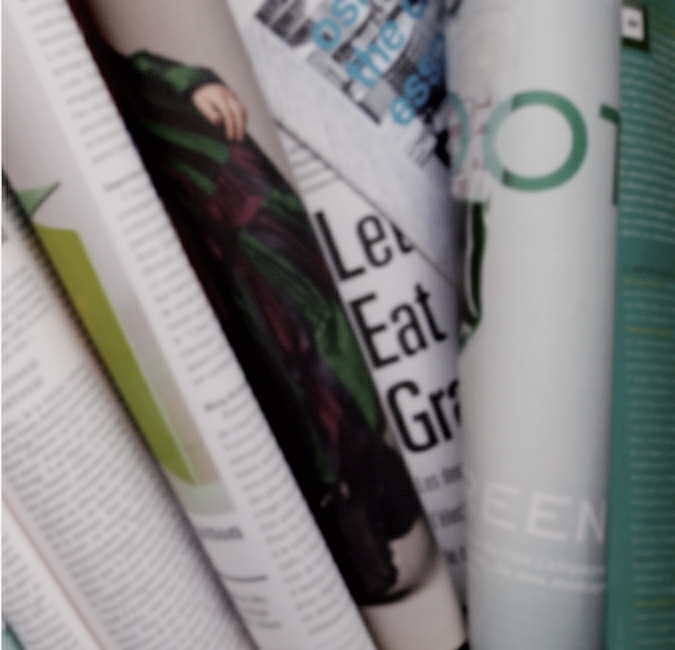 Des pages de magazine